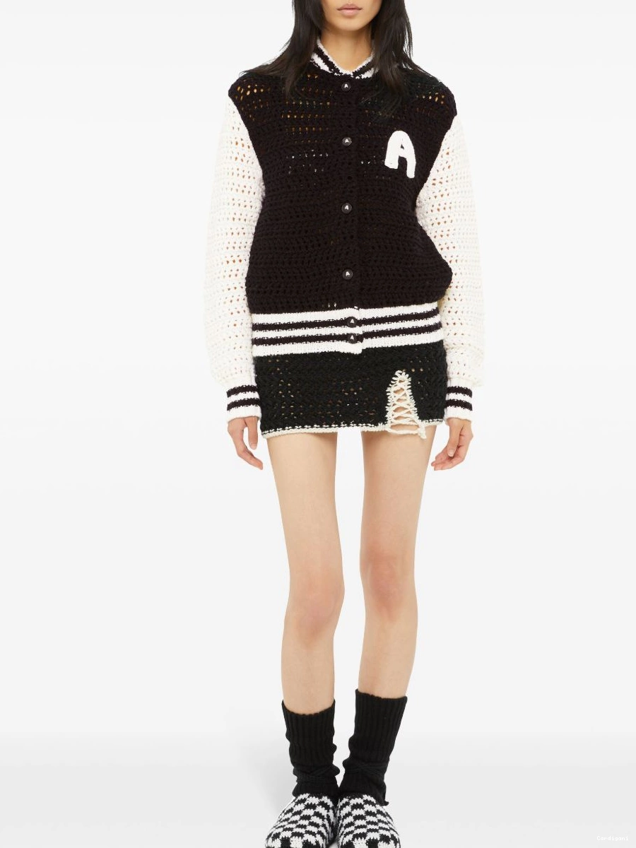 Cheap Women crochet-knit bomber Alanui jacket 0710
